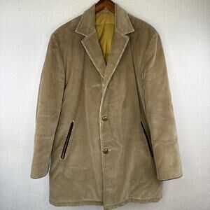 VTG Men 50s Eddie Bauer Blizzard Proof Down Corduroy Jacket Coat USA‎ Size 42
